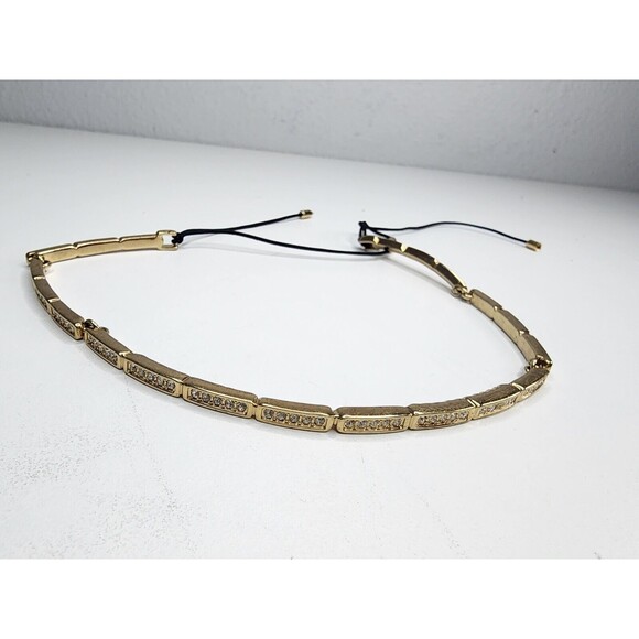 Rare Genuine Swarovski Hair Band Yellow Gold tone, 200 Crystals. - Picture 12 of 15